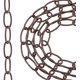 thumbnail image 1 of Cadena de hierro para lámpara colgante de 3,28 pies, color marrón oscuro, cadena para lámpara colgante sin soldar, cadena resistente para colgar, 1 of 7