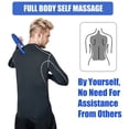 thumbnail image 3 of Upgraded Deep Muscle Tissue Massager: Back & Neck Massager for Pain Relief, Self-Use Massager Stick, Full Body Trigger Point Tool for Back, Neck & Shoulder Relaxation(Blue), 3 of 6