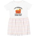 thumbnail image 3 of Inktastic Thanksgiving Big Sis Announcement Girls Toddler Dress, 3 of 5