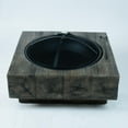thumbnail image 5 of Wood Burning Fire Pit with Durable Wood Grain Composite Design, 5 of 9