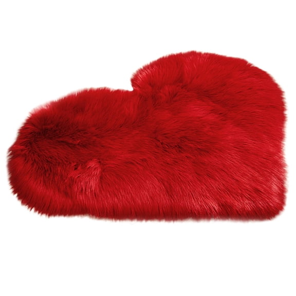 VerPetridure Wool Imitation Sheepskin Rugs Faux Non Slip Bedroom Shaggy Carpet Mats