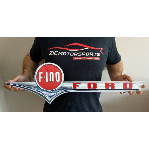 1956 Ford F-100 Flat Steel Sign
