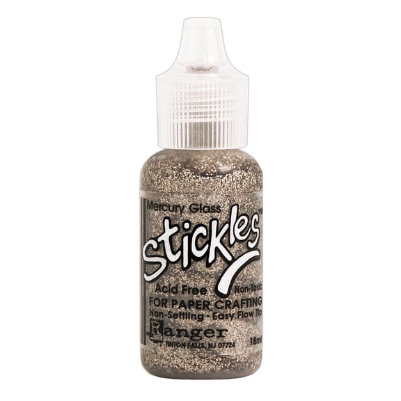 Ranger Stickles Glitter Glue .5oz - Mercury Glass, 1 Pack of 8 Piece