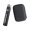 Black, variant on Dynamic Microphone Preamp XLR Inline Mic Preamp With 48V Power, Metal Body for Podcast Streaming and Live Voice