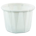 thumbnail image 1 of Vasos de papel para porciones SOLO, 0,5 oz, blancos, 1,6 x 2,5 cm, estuche 5000, 1 of 2
