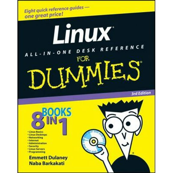 Pre-Owned Linux All-in-One Desk Reference For Dummies (Paperback) 0470275359 9780470275351