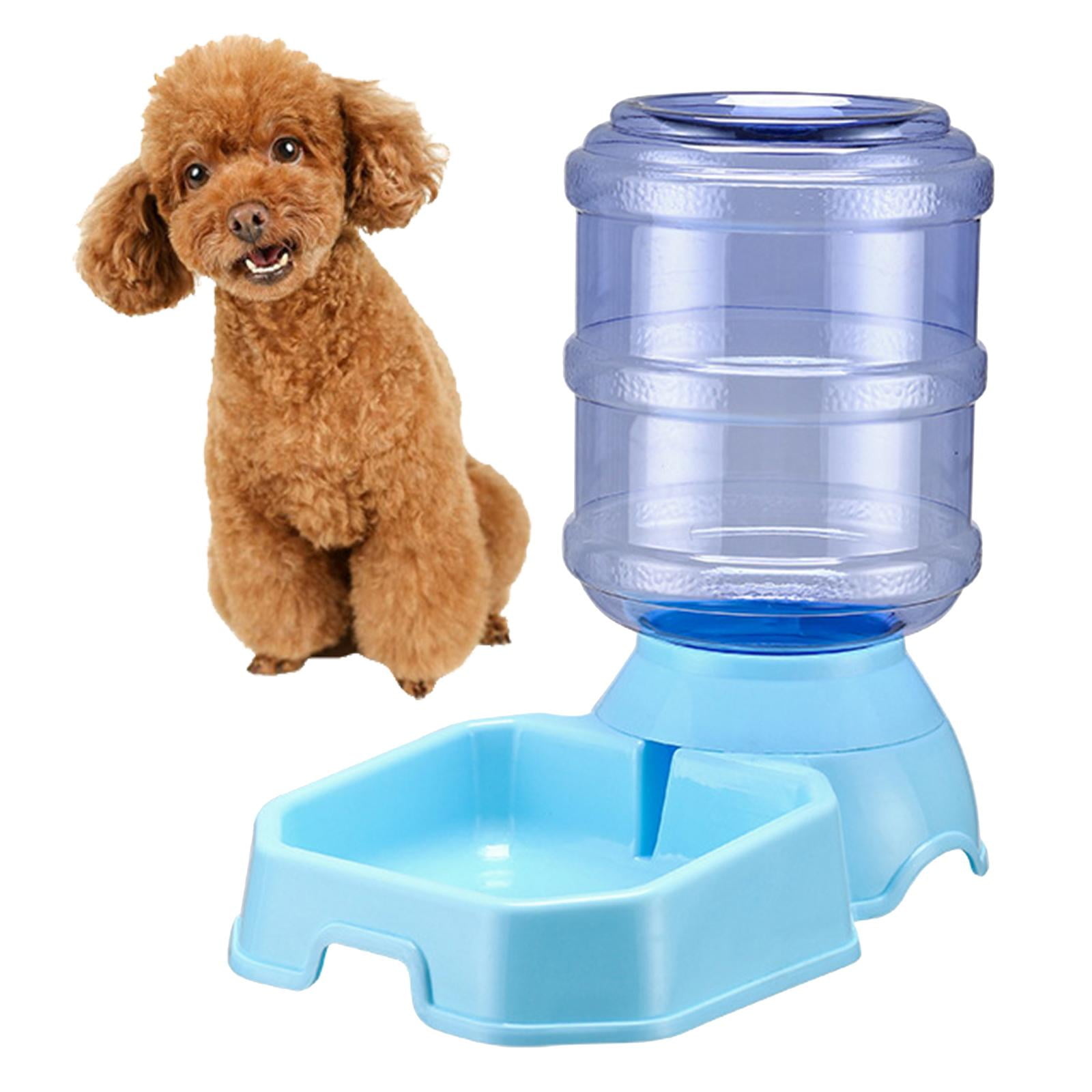Fzaqwen Pet Feeder Water Food Dispenser Automatic for Dogs Cats, BPA-Free, Gravity Refill, Easily Clean, Self Feeding for Small Large Pets Puppy Kitten Rabbit Water Dispenser