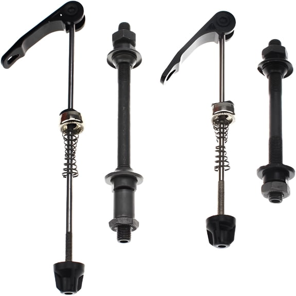 CURYMAY Bike Axle Quick Release Skewer Front Rear Bicycle Axle Wheel Hub Fit for Road Bike, Mountain Bike, MTB, BMX (1 Pair)