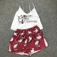 thumbnail image 3 of QWEEK-pijama de unicornio para mujer, ropa de dormir Sexy de seda, traje de casa de satén con cuello en V, 2020, 3 of 4