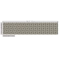 thumbnail image 3 of Ambesonne Yellow and Gray Fabric by the Yard Upholstery, Golden Geometric, 2 Yards, Pastel Brown Beige, 3 of 5