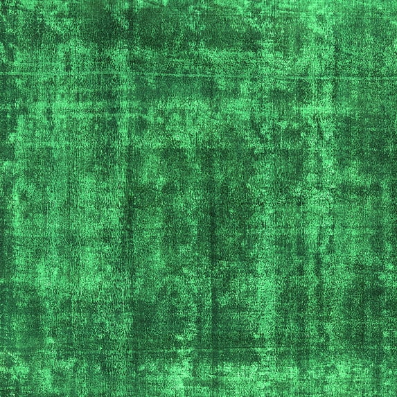 Ahgly Company Indoor Square Persian Green Bohemian Area Rugs, 3' Square