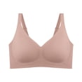 thumbnail image 4 of WAYUTE Womens Bras Seamless Jelly Strap Support Bra for Wireless Bralette Breathable Lightweight Comfort Push up T Shirt Underwear, 4 of 4