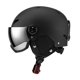 thumbnail image 5 of Casco de snowboard cómodo de invierno ajustable con almohadilla para la mandíbula con gafas de esquí para S negro, 5 of 8