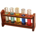 thumbnail image 3 of 1 Set Mini House Test Tubes with Wood Stand for Miniature Lab Equipment, 3 of 8