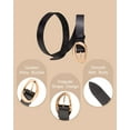 thumbnail image 3 of Punplita Women Belts for Women with Gold Buckle Black Belt for Jeans Dresses Ladies Fashion, 3 of 9