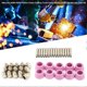 thumbnail image 2 of Juego de 40 piezas de kit de máquina de corte por plasma, kit de cubierta protectora de boquilla de electrodo adecuado para AG60 SG rosa, rosa, 2 of 5