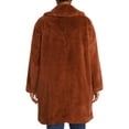 thumbnail image 2 of Time and Tru Women's and Plus Full Length Faux Fur Coat, 2 of 5