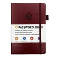 thumbnail image 1 of Fall Decorations Indoor Elegant Password Book With Alphabetical Tabs Hardcover Password Book For Internet Website Address 5.2" X 7.6" Password And Organizer W/Notes & Back Pocket, 1 of 8