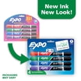 thumbnail image 3 of EXPO 2-in-1 Dry Erase Markers, Dual-Ended Markers, Assorted Colors, Chisel Tip, 4 Count, 3 of 9