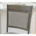 thumbnail image 5 of Franklin Swivel Counter Stool, Pewter, 5 of 17