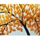 thumbnail image 2 of Funda de almohada decorativa KAIYANG de lino y algodón con bordado 20 pulgadas El árbol de la vida naranja, 2 of 5