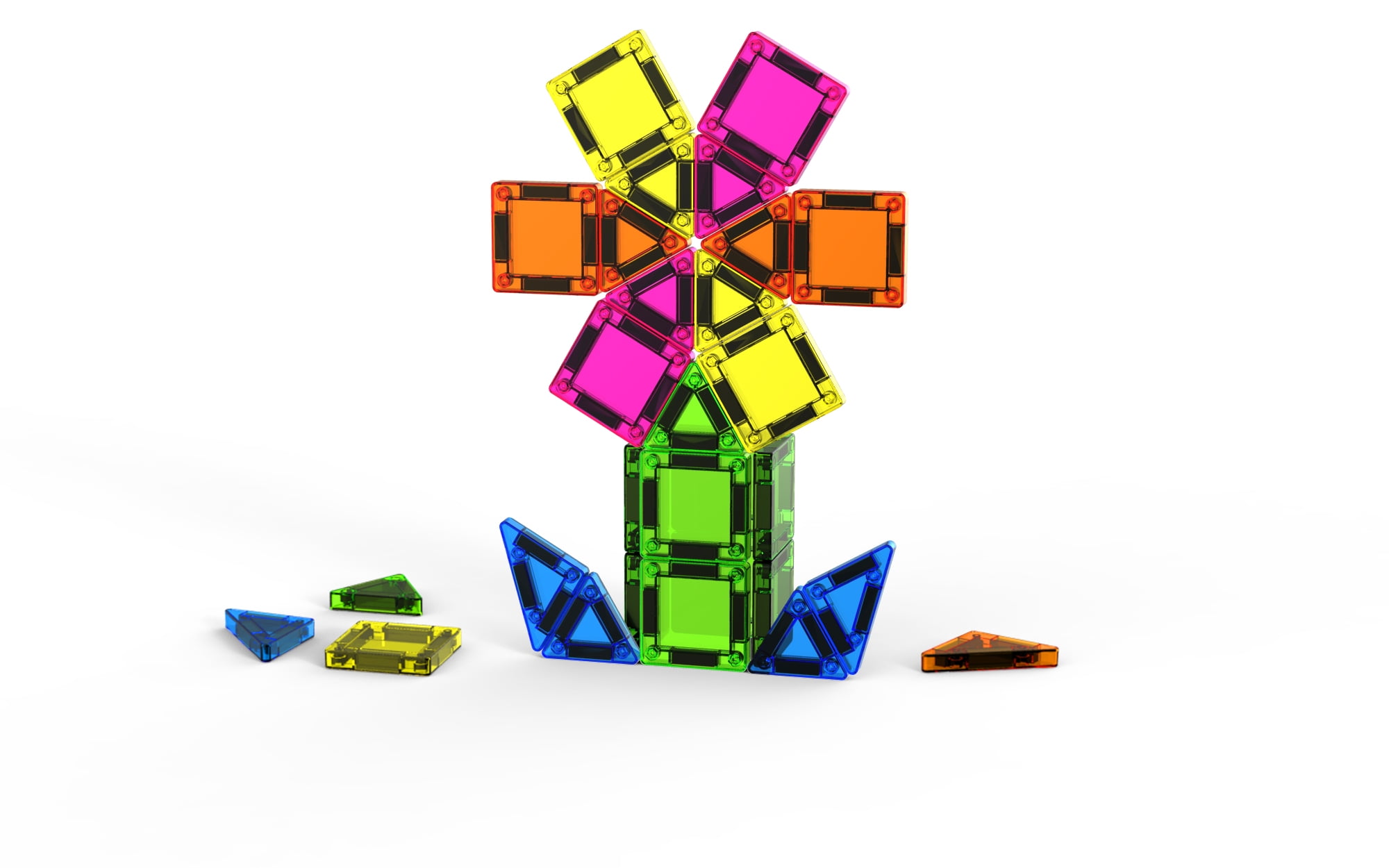 Mag-genius Magnet Tiles Super Big Magnet Toy Building Toy Board