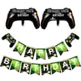thumbnail image 3 of facefd 34pcs/set Video Game Banner Video Game Controller Balloons Birthday Banner Balloons for Birthday Party Game Party Decoration, 3 of 5