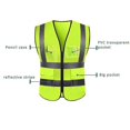 thumbnail image 3 of Men Hi Viz Vis Vest High Visibility Waistcoat Pocket Workwear Safety Jacket, 3 of 4