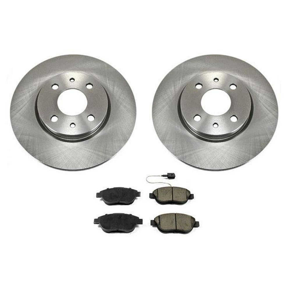 Front Brake Disc Rotors & Brake Pads For Fiat 500 Abarth Turbo 20122019 Front Brake Disc Rotors & Brake Pads For Fiat 500 Abarth Turbo 20122019