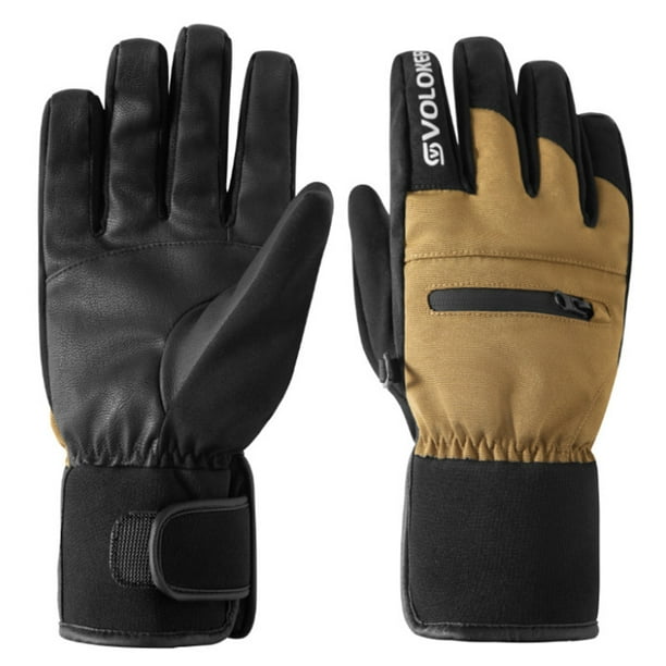 Guantes Esquí Pantalla Táctil Nieve Ciclismo Cálidos para Hombres Mujeres (l)