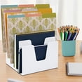 thumbnail image 5 of Acrimet Incline Desk File Sorter Step 5 Sections Heavy Duty (White Color), 5 of 5