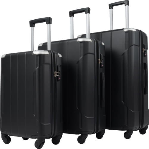 Merax Luggage Sets with TSA Locks, 3 Piece Lightweight Expandable