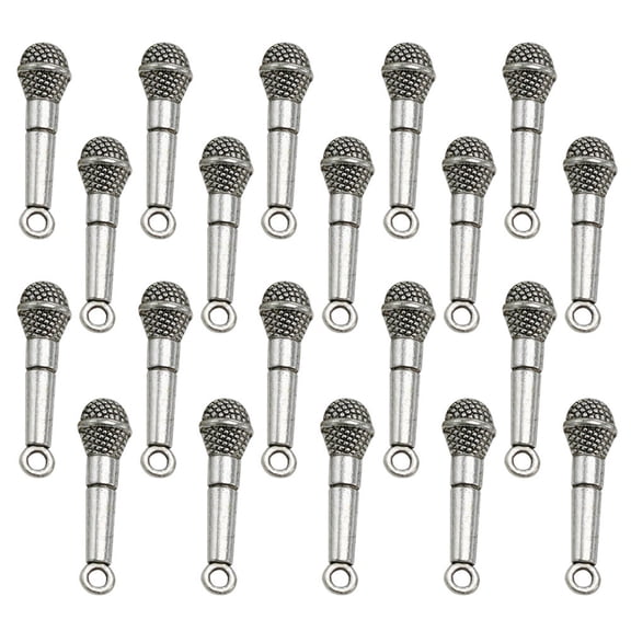 HONMEET 20pcs Jewelry Charms Antique Silver for Necklace Making Supply DIY Accessories