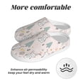 thumbnail image 6 of Yiaed Rabbit Forest Print Slippers Fuzzy Warm Cozy Slippers Non Slip House Slippers For Indoor Outdoor Slippers House Slippers-46/47, 6 of 7