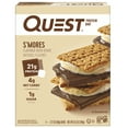 thumbnail image 2 of (5 pack) Quest Protein Bar, Smores, 20g Protein, Gluten Free, 4 Count, 2 of 14