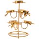 thumbnail image 5 of 1pc Lotus Design Candlestick Decorativo Vela Temple Soporte de vela Golden, 5 of 6