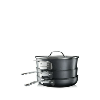 Granitestone 5Pc Mini Stackmaster Cookware Set w/ Rubber Grip Handles -  20533826