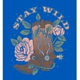 thumbnail image 2 of Vintage Country Stay Wild Long Sleeve Olive Adult Hooded Sweatshirt
-XXL, 2 of 6