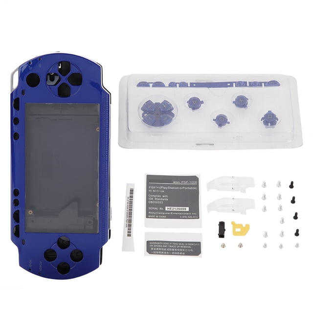 Kit de carcasa de repuesto para PSP 1000 (azul)