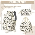 thumbnail image 4 of DAKIMOE School Backpack 3 Sets Corduroy Backpack for Teen Laptop Backpack for Women Middle High School Bookbag Travel Daypack, 4 of 7