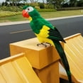 thumbnail image 4 of Mdesiwst Simulation Parrot Vivid 3D Eyes Vibrant Color Adorable Appearance Realistic Looking Wide Application Decorative Foam Simulation Parrot Artificial Bird Statue Decoration for Home, 4 of 8