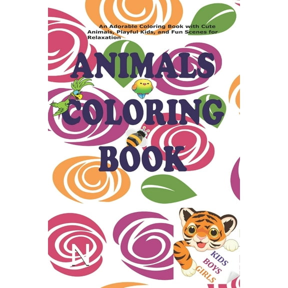 Animals Coloring Book: All Age (Paperback)