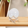 thumbnail image 4 of Raindrops Pot de Terrarium en Verre Rond Transparent avec Support en Bois Rétro pour Hydroponie 1 Ensemble, 4 of 7