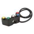 thumbnail image 4 of Interruptor de triciclo eléctrico, motocicleta 5 en 1, interruptor de manillar de color para motocicleta, interruptor de color para motocicleta construido para precisión, 4 of 9