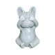 thumbnail image 2 of Estatua de bulldog francés sentado, estatua de perro, moderna, decorativa, de resina, coleccionable. No ver bulldog, 2 of 9