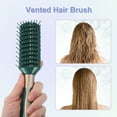 thumbnail image 5 of Unique Bargains Hair Comb Detangling Brush with Ball Tipped Bristles for All Hair Types Green, 5 of 7