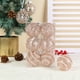 thumbnail image 1 of Set de Bolas Navideñas Pintadas de Pet | Decoración Navideña Moderna para Árbol de Navidad | Bolas de Espuma Colgantes de Colores | 12 Unidades - Oro Rosa | 20 X 13,6 X 13,6 Cm | Plástico Pet Irrompi, 1 of 6