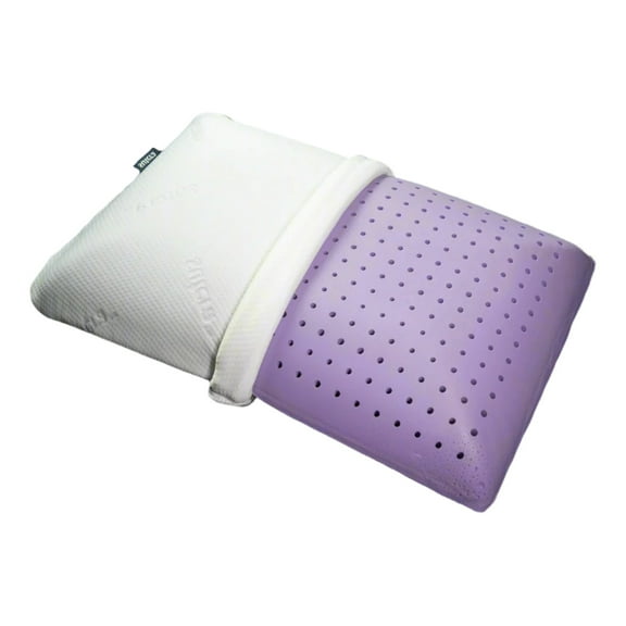 Sutera Plush Zen Bed Pillow, Lavender Scented Cooling Adaptive Memory Foam Queen