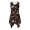Cartoon Dog & Floral Pattern, variant on Side Pockets Sleeveless Sundresses, Easter Bunny Eggs Ladies Irregular Hem Casual Dress Polyester Comfort Asymmetric Hem Midi Dress Pleated