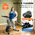 thumbnail image 3 of YOSUDA Folding Exercise Bike, Indoor Home Stationary Bike Workout 350LB Capacity, 3 of 10